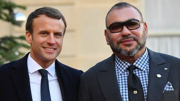 König Mohammed VI. und Emmanuel Macron, Foto: infomediaire.net